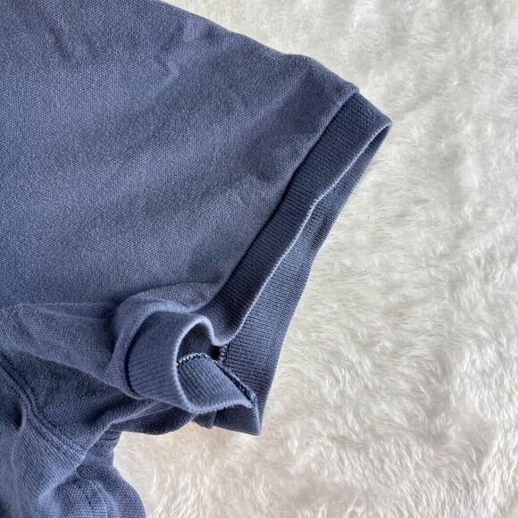 Abercrombie & Fitch Polo Men's XL Short Sleeve Moose Logo Blue - Picture 4 of 9